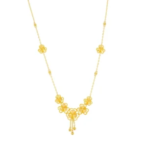 Anmol Floret 21K Yellow Gold Necklace