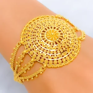 Majestic Floral Gold Bracelet